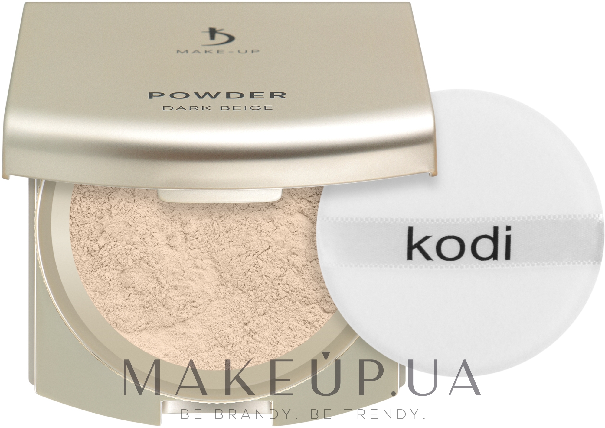 Компактная пудра для лица - Kodi Professional Compact Powder — фото Dark Beige