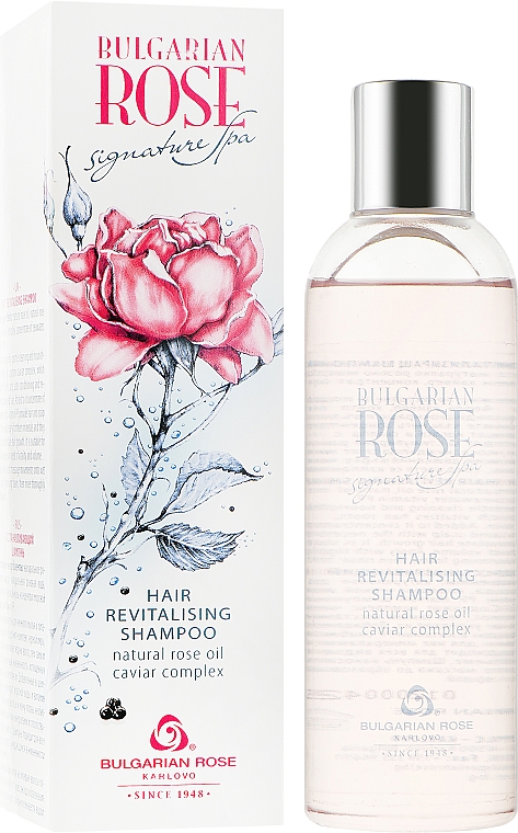 Восстанавливающий шампунь - Bulgarian Rose Signature Spa Hair Revitalizing Shampoo