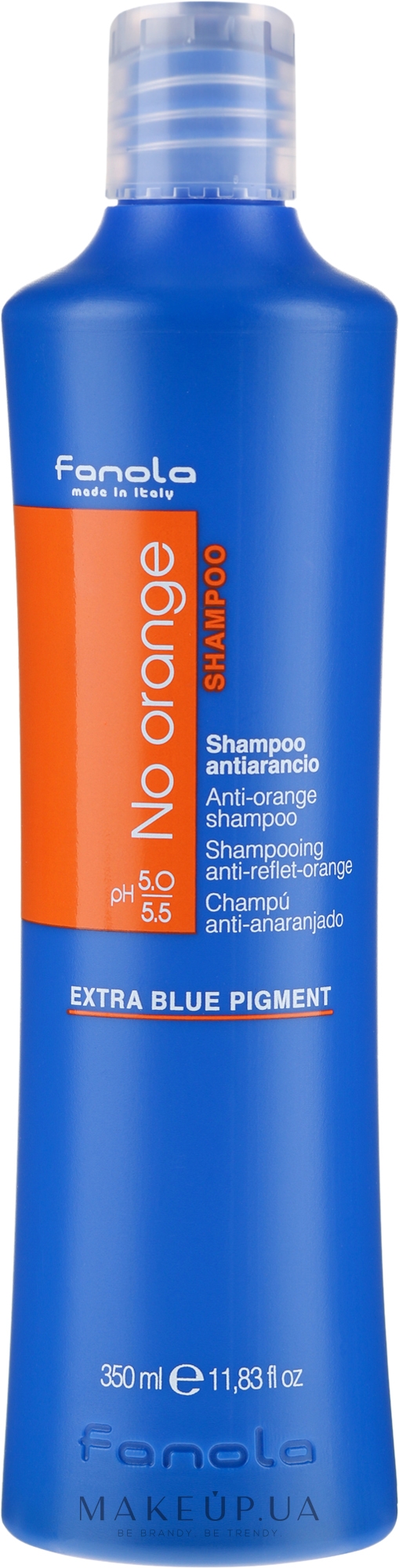 Анти-оранжевый шампунь - Fanola No-Orange Shampoo — фото 350ml