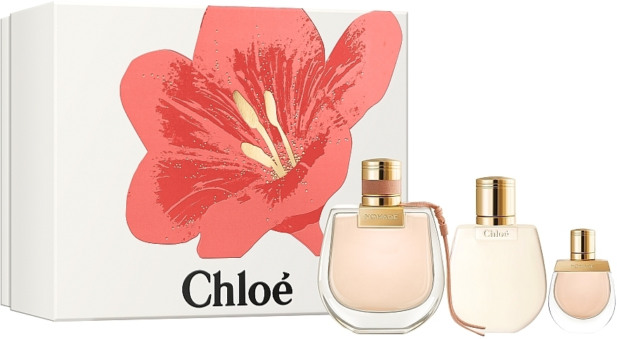 Chloé Nomade - Набор (edp/75ml+b/lot/100ml+edp/mini/5ml) — фото N2