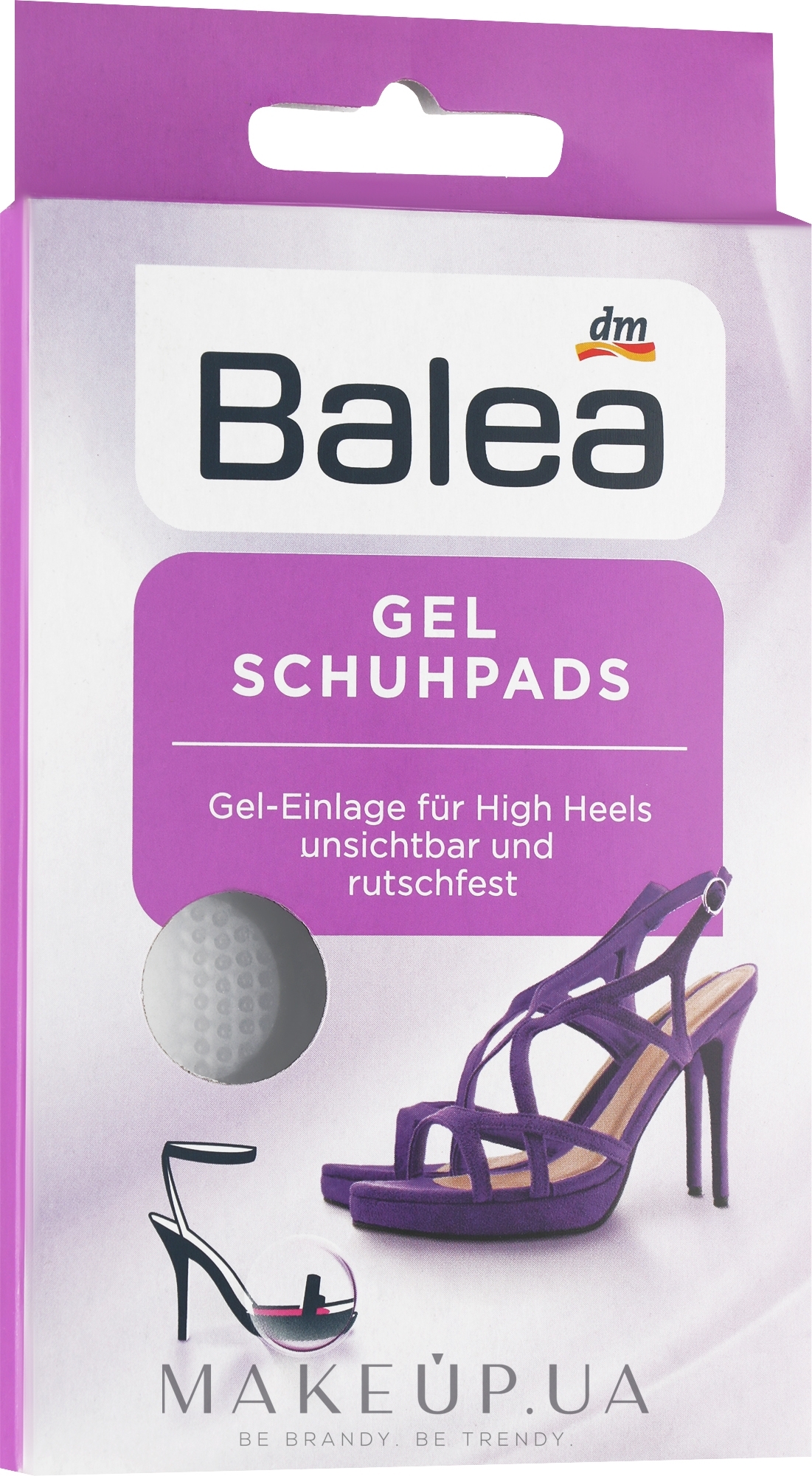 Гелеві подушечки для ніг - Balea Ballen Gelpads — фото 2шт