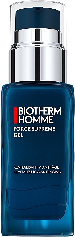 Антивозрастной гель с эффектом восстановления кожи лица мужчин - Biotherm Homme Force Supreme Anti-Aging Gel — фото N1