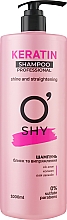 Шампунь "Блиск і випрямлення волосся" - O'Shy Keratin Professional Shampoo — фото N3