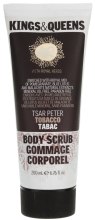 Парфумерія, косметика Скраб для тіла - Kings&Queens Tsar Peter Tobacco Body Scrub