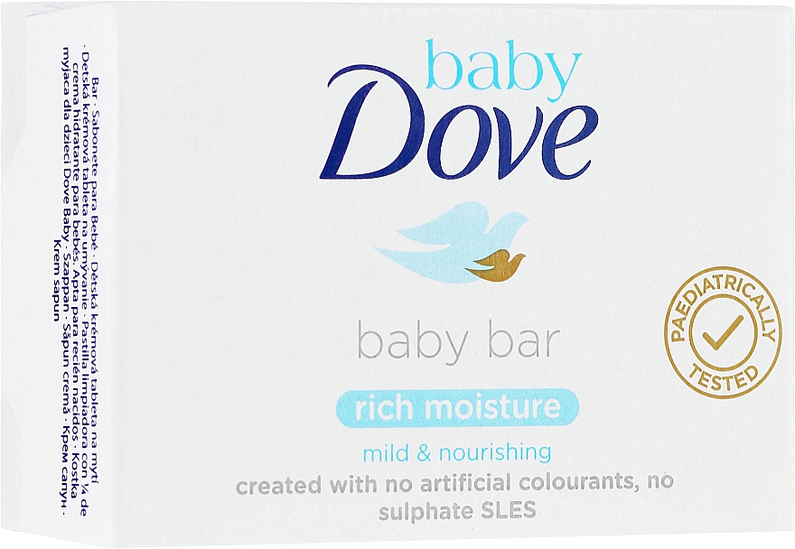 Мило - Dove Baby Bar Rich Moisture — фото N1