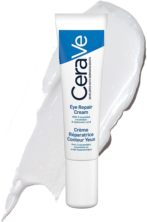 Відновлювальний крем для всіх типів шкіри навколо очей - CeraVe Eye Repair Cream — фото N5