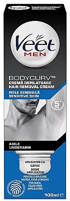 Крем для депиляции для мужчин - Veet Men Bodycurv Hair Removal Cream For Sensitive Skin — фото N1