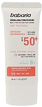 Парфумерія, косметика Сонцезахисний крем проти пігментних плям - Babaria Multi-Protection Spf 50+ Invisible