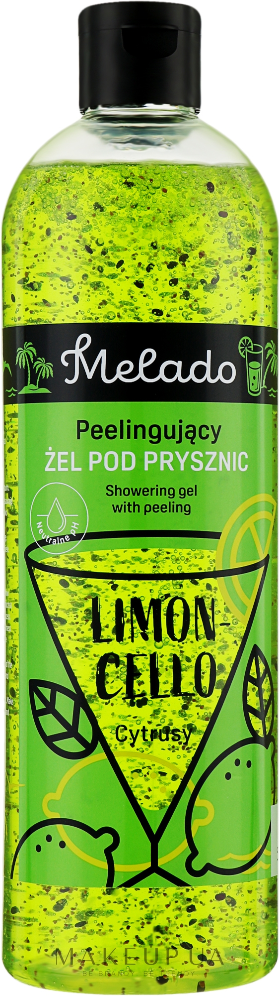 Гель для душу зі скрабом "Лімончелло" - Natigo Melado Shower Gel Limoncello — фото 500ml