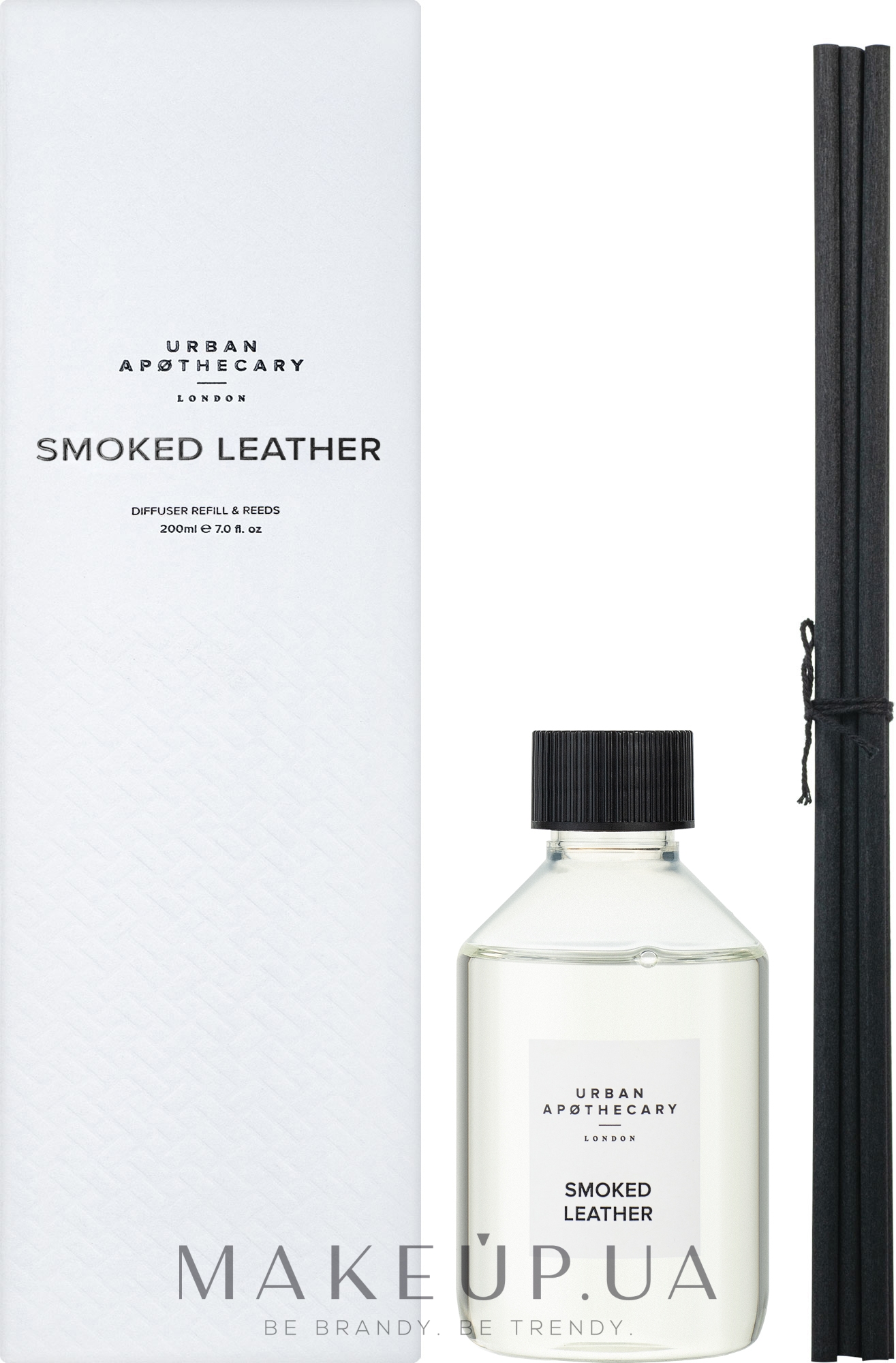 Urban Apothecary Smoked Leather Diffuser Refill - Аромадиффузор (сменный блок) — фото 200ml