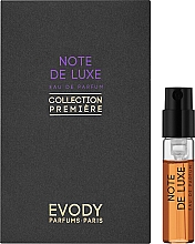 Парфумерія, косметика Evody Parfums Note de Luxe - Парфумована вода (пробник)