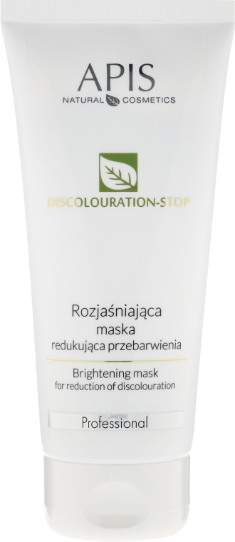Освітлювальна маска для обличчя - APIS Professional Discolouration-Stop Brightening Mask For Reduction of Discolouration — фото N1
