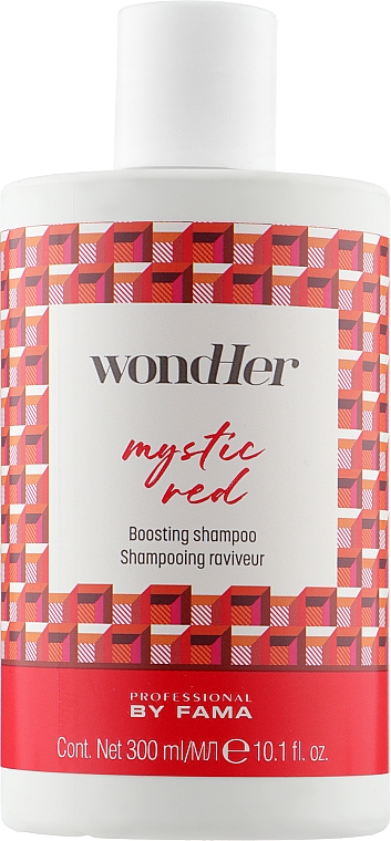 Шампунь для медных и красных оттенков - Professional By Fama Wondher Mystic Red Boosting Shampoo — фото N1