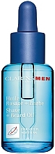Парфумерія, косметика Олія подвійної дії для гоління - Clarins Men Shave + Beard Oil
