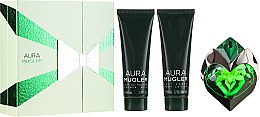 Парфумерія, косметика Thierry Mugler Aura Mugler - Набір (edp/30ml + b/lot/50ml + sh/gel/50ml)