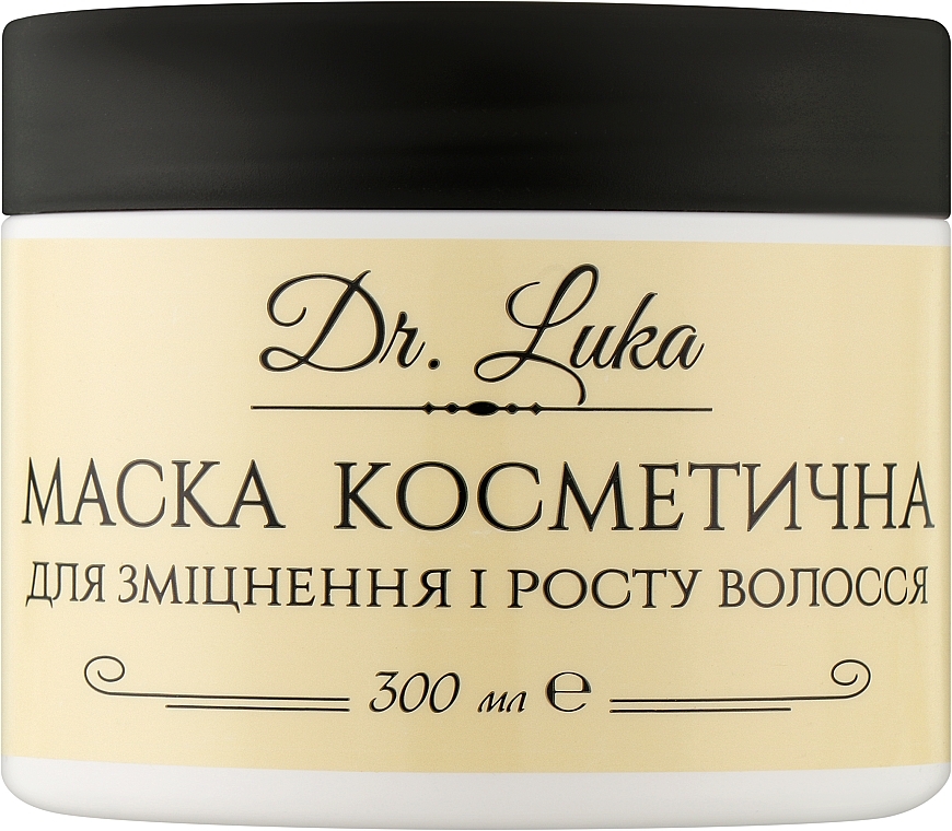 Маска для зміцнення та росту волосся - Dr.Luka Cosmetic Mask — фото N1
