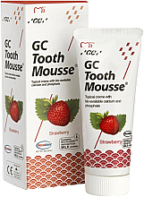 Парфумерія, косметика Крем для зубів без фтору - GC Tooth Mousse Strawberry