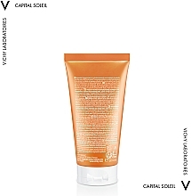 Солнцезащитный крем для лица тройного действия SPF 50 - Vichy Capital Soleil Velvety Cream SPF50 — фото N3