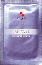 Освітлювальна тканинна ліфтинг-маска для обличчя - 3LAB "M" Mask Firming & Brightening — фото N2