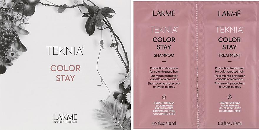 Набор пробников - Lakme Teknia Color Stay (sh/10ml + mask/10ml) — фото N1