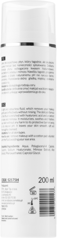 Міцелярний флюїд для зняття макіяжу - APIS Professional Home TerApis Smoothing Cleansing Micellar Fluid — фото N2