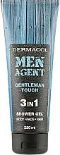 Парфумерія, косметика Гель для душу - Dermacol Men Agent Gentleman Touch 3In1 Shower Gel