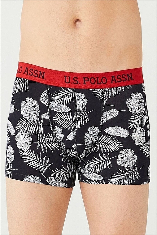 Трусы-шорты для мужчин, 3шт (navy pattern, anthracite, navy) - U.S. Polo Assn — фото N3