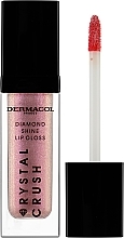 Парфумерія, косметика Блиск для губ із сяйвом - Dermacol Crystal Crush Diamond Shine Lip Gloss