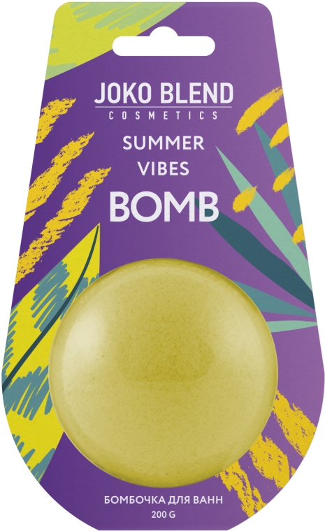 Бомбочка-гейзер для ванни - Joko Blend Summer Vibes — фото N1