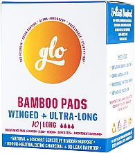 Парфумерія, косметика Бамбукові урологічні прокладки, 10 шт. - Flo Glo Sensitive Bladder Bamboo Ultra Long Pads