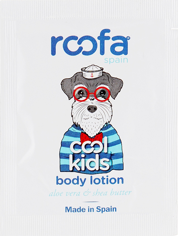 Лосьйон для тіла з алое вера й маслом ши - Roofa Cool Kids Body Lotion (пробник) — фото N1