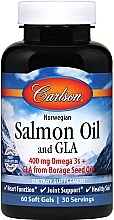 Духи, Парфюмерия, косметика Лососевое масло, капсулы - Carlson Labs Salmon Oil and GLA