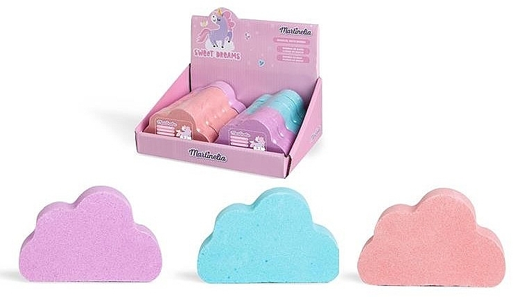 Бомбочка для ванны "Облако сладких снов", фиолетовая - Martinelia Sweet Dreams Cloud Bath Bomb  — фото N2