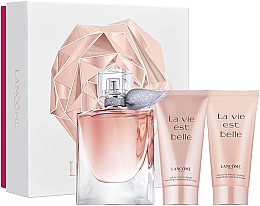 Парфумерія, косметика Lancome La Vie Est Belle - Набір (edp/50ml + b/lot/50ml + sh/gel/50ml)