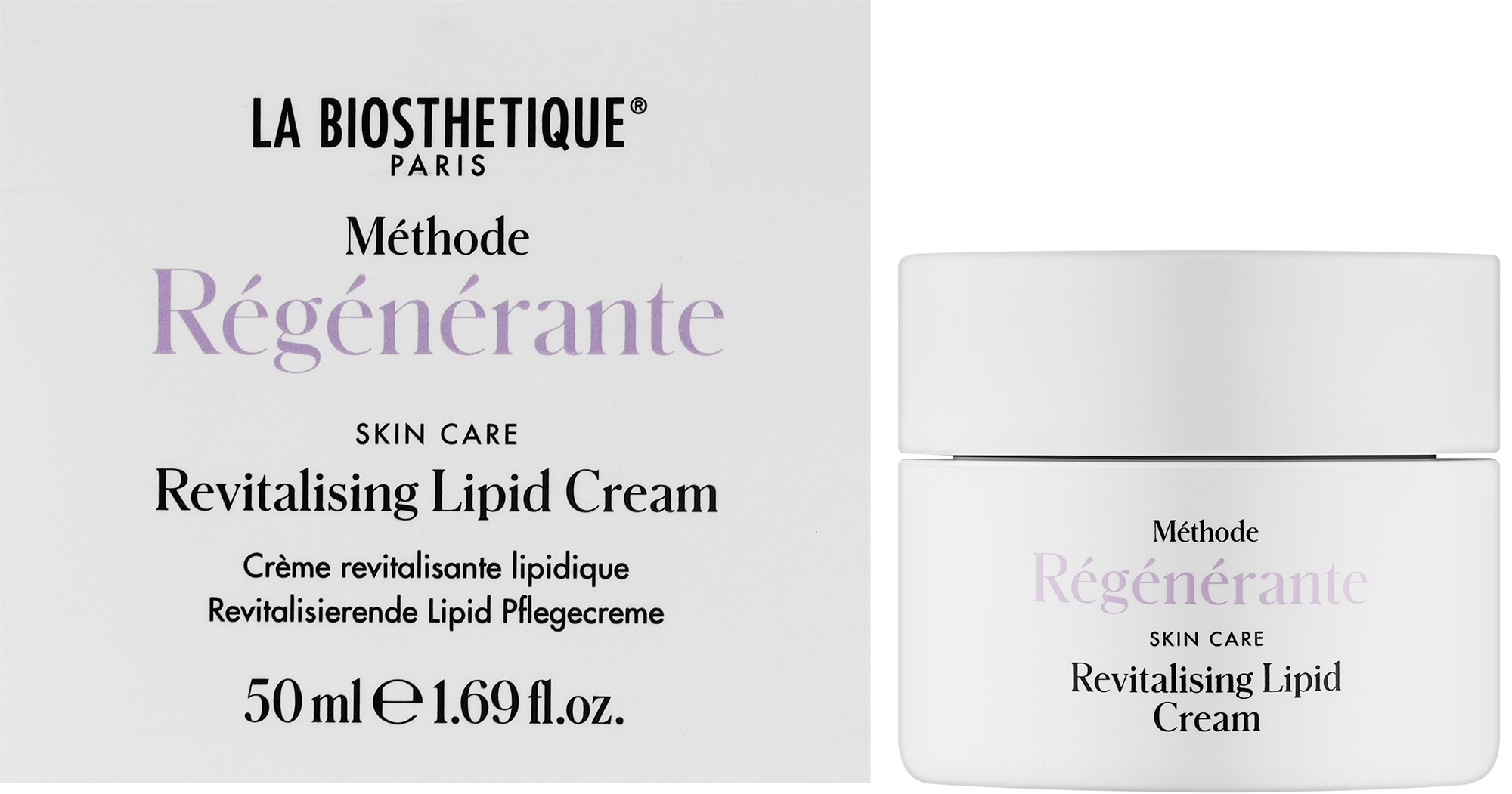 Ревитализирующий липидный крем для сухой кожи лица - La Biosthetique Regenerante Revitalising Lipid Cream — фото 50ml