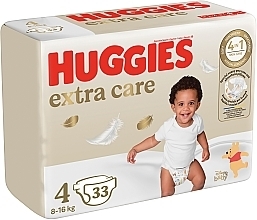 Подгузники Extra Care, размер 4 (8-16 кг), 33 шт. - Huggies — фото N8