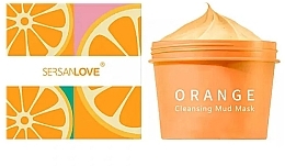 Духи, Парфюмерия, косметика Очищающая грязевая маска для лица с экстрактом апельсина - Sersanlove Orange Cleansing Mud Mask