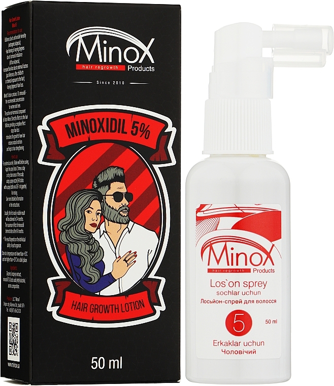 Лосьон-спрей для роста волос - MinoX 5 Lotion-Spray For Hair Growth