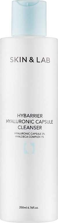 Капсульний зволожувальний гель для вмивання - Skin&Lab Hybarrier Hyaluronic Capsule Cleanser — фото N1