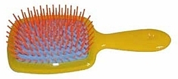 Расческа для волос на воздушной подушке, с мягкими формованными кончиками, желтая - Janeke — фото N1