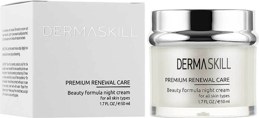 Нічний крем для обличчя - Dermaskill Beauty Formula Night Cream — фото N2