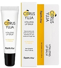 Духи, Парфюмерия, косметика Бальзам для губ - FarmStay Citrus Yuja Vitalizing Lip Balm