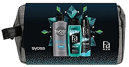 Духи, Парфюмерия, косметика Набор - Fa & Syoss Multibrand Gift Set For Men (deo/150ml + sh/gel/250ml + shm/440ml + bag)