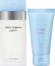 Dolce&Gabbana Light Blue - Набор (edt/50 ml + b/cr/50ml) — фото N1