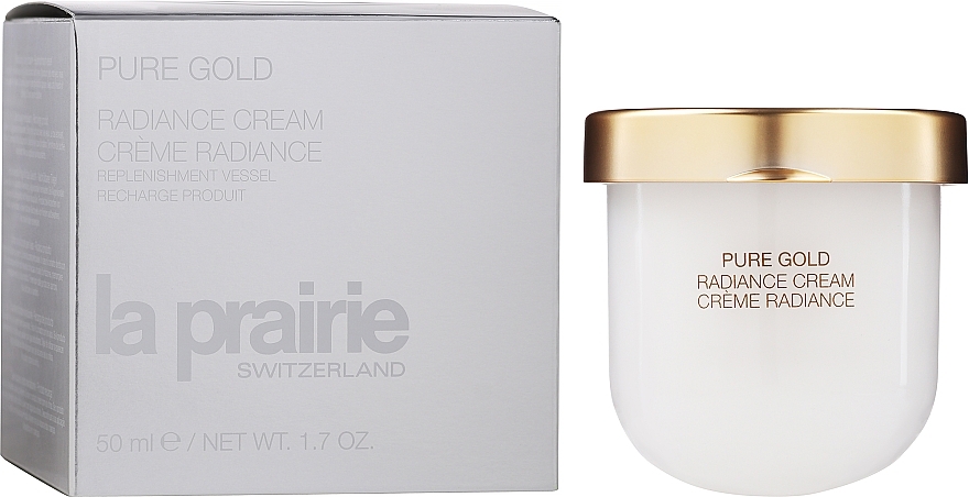 Ревитализирующий увлажняющий крем - La Prairie Pure Gold Radiance Cream Refill (сменный блок) — фото N2