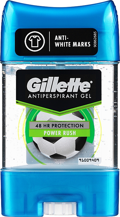 Дезодорант-антиперспірант гелевий - Gillette Power Rush Anti-Perspirant Gel for Men — фото N3