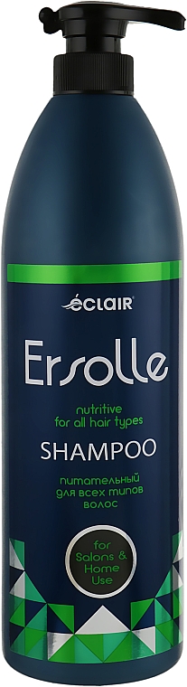 Шампунь для волосся живильний для усіх типів волосся - Eclair Ersolle Nutritive For All Hair Types Hair Shampoo — фото N1