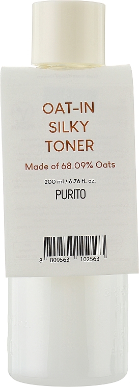 Успокаивающий тонер на основе семян овса - Purito Oat-in Silky Toner — фото N1