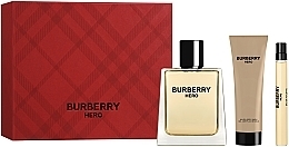 Burberry Hero - Набор (edt/100ml + sh/gel/75ml + edt/mini/10ml) — фото N2