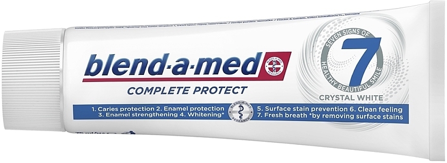Зубна паста  - Blend-a-med Complete Protect 7 Crystal White Toothpaste — фото N3